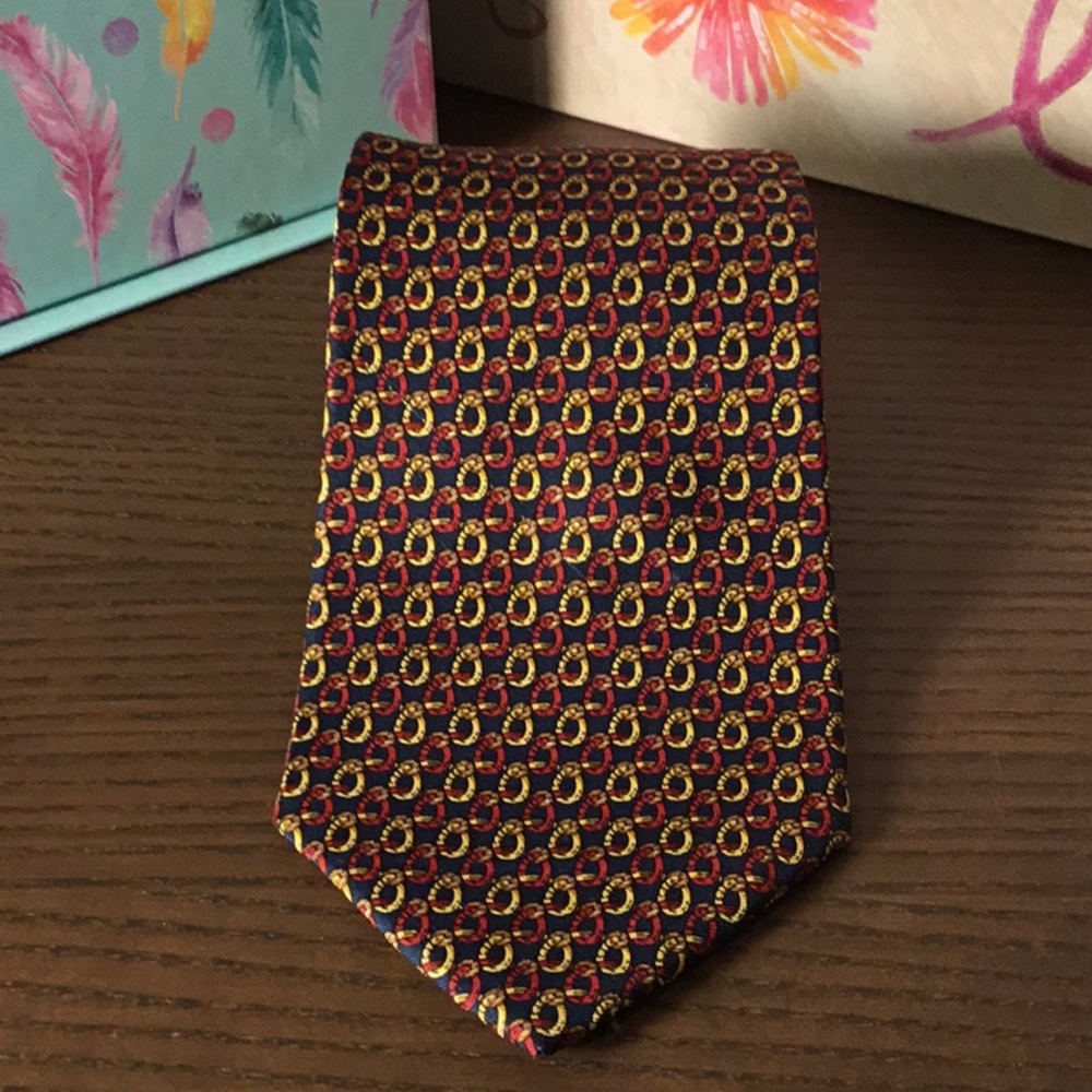 Men’s Brooks Brothers 100% Silk Chainlink Tie